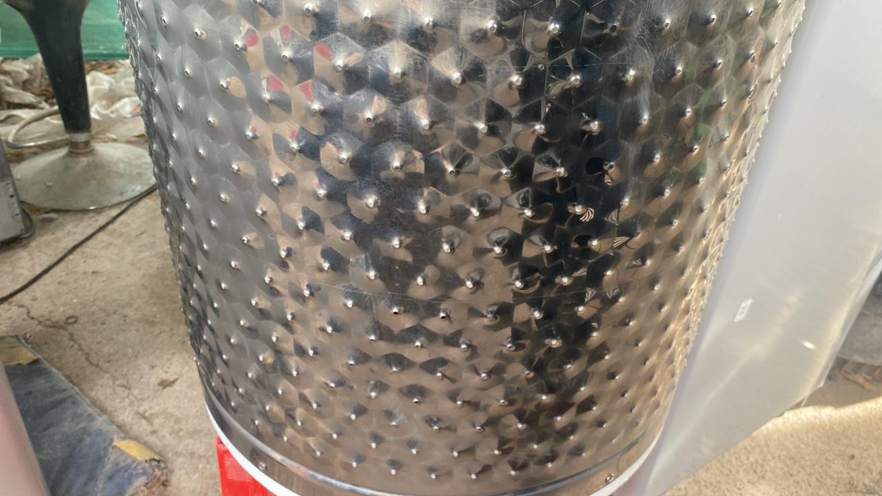 Tambor de lavadora despues de la limpieza